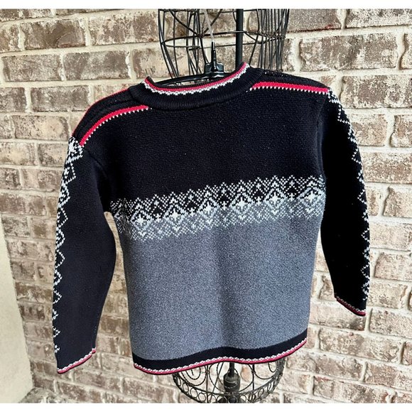 Hanna Andersson Nordic Fair Isle Sweater Unisex Kids Sz 5 110cm 1/4 Zip - Picture 4 of 12